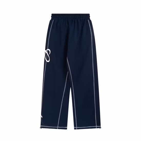 Serigrafia personalizada Calça de moletom de algodão com costura óbvia