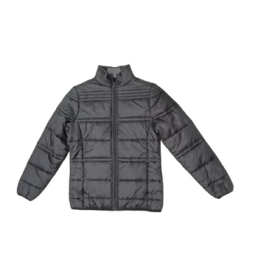 Jaqueta sopradora personalizada preta de alta qualidade / jaqueta inchada / jaqueta acolchoada acolchoada
