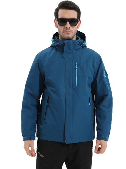 Casaco de inverno masculino ao ar livre impermeável à prova de vento roupas de esqui jaqueta corta-vento